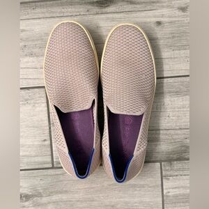 Rothy’s Whisper Grey Slip-On Sneakers